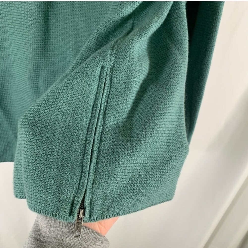 J. Jill Sea Green Round Neck Sweater Sz M EUC - Picture 6 of 9